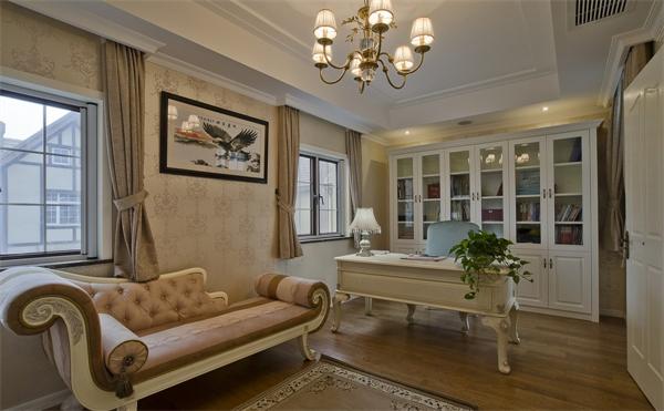 別墅吊燈工程之別墅書(shū)房吊燈設(shè)計(jì)案例