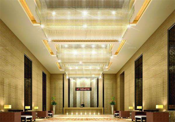酒店工程燈具大堂生產(chǎn)廠家設(shè)計(jì)效果圖