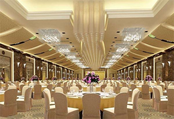 星級酒店宴會廳燈具廠家定制效果圖 一站式設(shè)計安裝