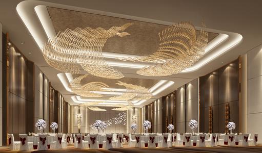 大型酒店宴會(huì)廳藝術(shù)吊燈廠家定制  一站式供應(yīng)設(shè)計(jì)案例