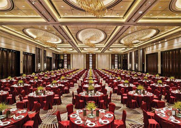 星級(jí)酒店宴會(huì)廳大型藝術(shù)燈具工程定制效果圖 廠家直供