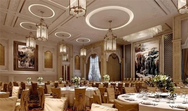 酒店宴會(huì)廳燈具工程定制效果圖案例 一站式廠家供貨