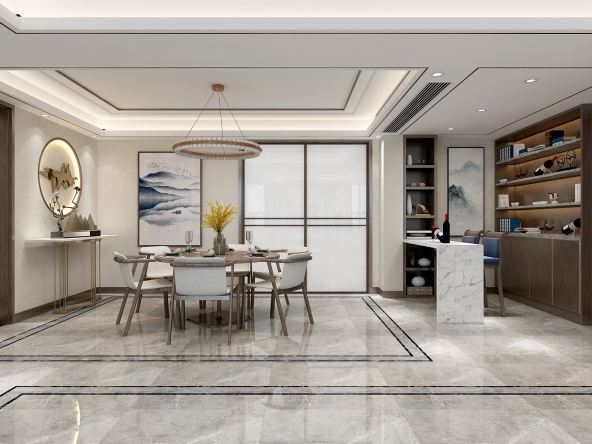 高檔別墅餐廳燈具后現(xiàn)代輕奢風格吊燈廠家一站式定制價格