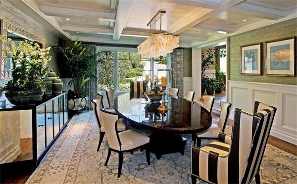 簡約別墅餐廳后現(xiàn)代輕奢風格水晶吊燈效果圖 廠家直供定制