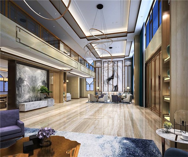 星級酒店大堂藝術燈具工程定制效果圖 一站式燈具廠家安裝調(diào)試