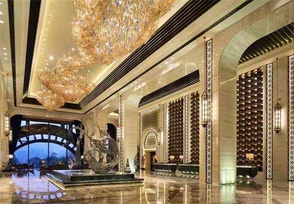 星級酒店大堂燈具工程定制效果圖  藝術吊燈廠家直供發(fā)貨