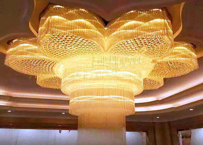 酒店室內(nèi)吊燈，源頭星級酒店燈具供應(yīng)商直供